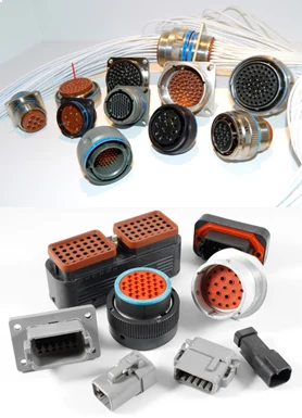 Electronic connector component range
